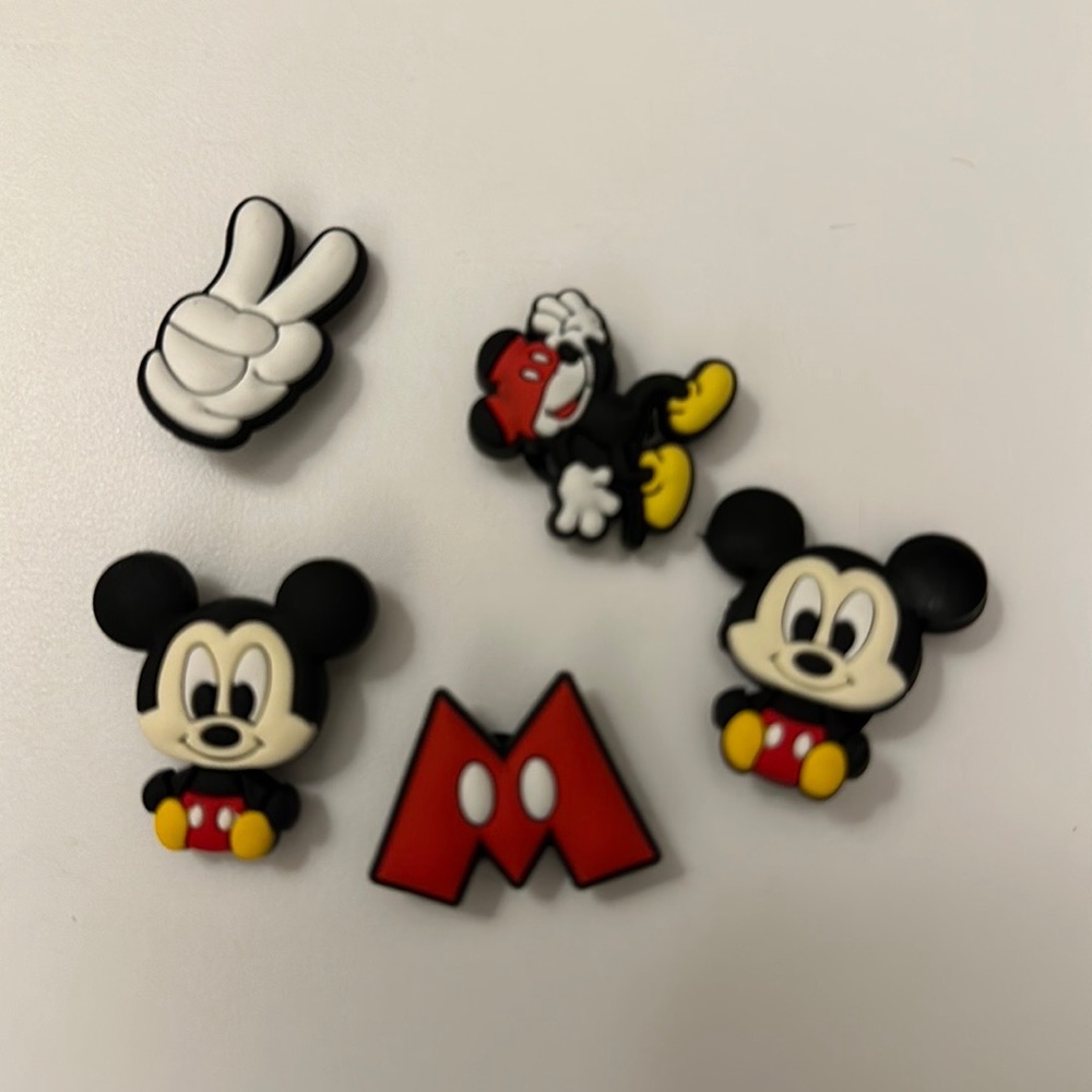 Disney Mickey Mouse croc charms